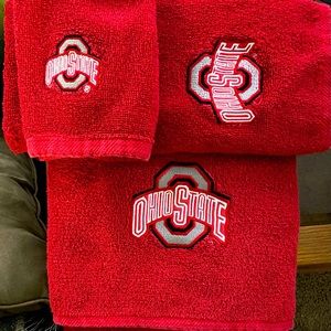 OSU Ohio State Buckeyes, bath towels